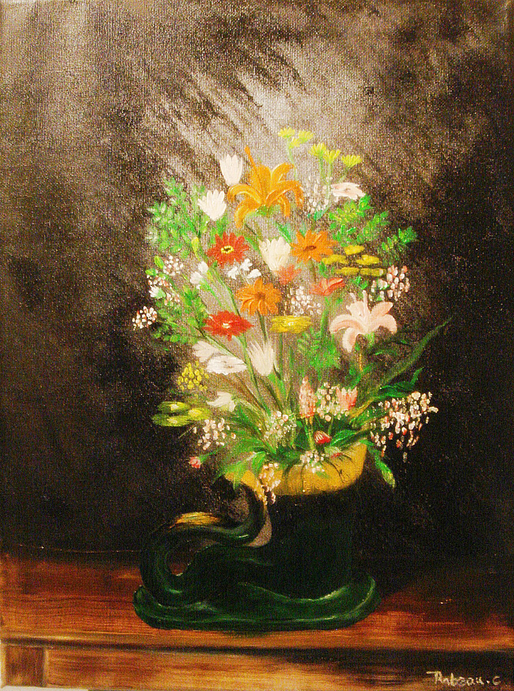 Toile num&eacute;ro 127 de Claude RABEAU
